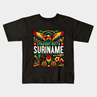 Straight Outta Suriname Kids T-Shirt